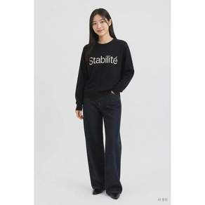 더엣지 블랙 여자 90 니트 O4340