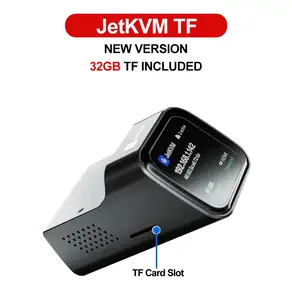 JetKVM 원격 서버 관리 장치 TF 카드 HDMI over IP 액세스 다중 사용자 제어 LCD 디스플레이