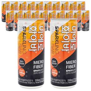 미에로 화이바 스파클링 제로 250ml x 24캔 탄산음료