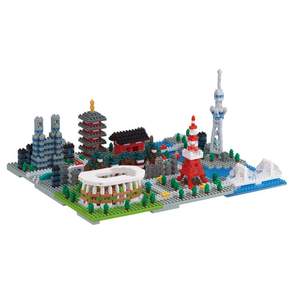 카와다 (Kawada) 나노 블록 도쿄 1280pcs NB-040