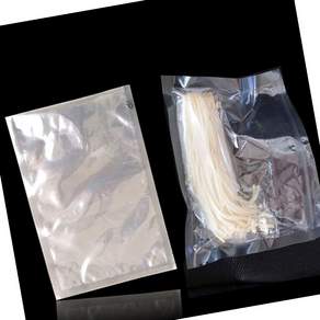 0.06mm 나일론 포장용 진공봉투 15x20cm 200p 투명 식품 진공포장 비닐 실링백 절취홈