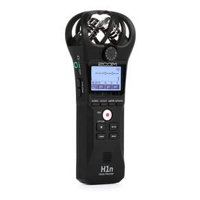 Zoom H1n SD USB 휴대용 레코더 온보드 스테레오 마이크 카메라 장착 가능