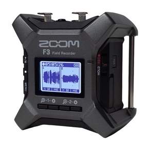 F3 32bit 2 XLR ZOOM(줌) 플로트 녹음 필드 레코더 초소형 [메이커 보증 3년] 계통