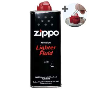ZIPPO 지포 정품 소모품 오일 소 + 주입구 오프너 포함