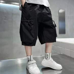 UPPERCUT 아동 카고 반바지 버뮤다팬츠 아웃도어 등산복 반바지 와이드 여름 반바지 남녀공용