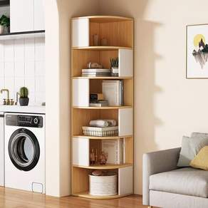 코너 다층 책장 오픈 수납장 책선반