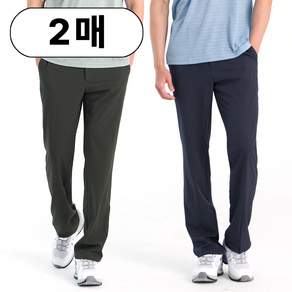 콜핑 남성 1+1 여름 바지 기능성 하이쿨 스판 냉감 남자 등산바지 KXP9979M