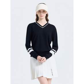 챌린저 여성 가을 브이넥 니트 풀오버 CHF3WKT6982
