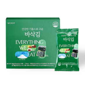 우잇 짜지않은 건강한 조미 어린이 바삭김 유기농 해바라기유 국내산 참기름 천일염 무첨가