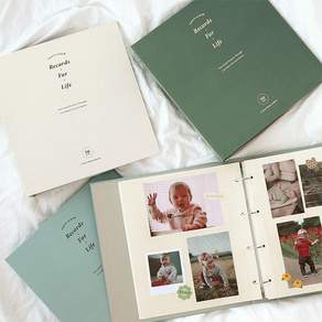 오첵 대용량 바인더 포토앨범 포켓식 접착식 사진첩