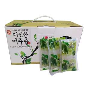 초과농원여주즙 110ml x 60포 1박스 / 무농약 어린 만들어 쓰지 않고 진한 여주즙