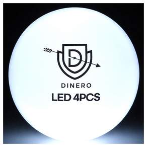 디네로 야광 LED 파크골프공 파크볼 4피스