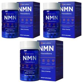 로킷아메리카 NMN + 프테로스틸벤 500mg 캡슐