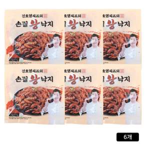 정호영셰프의 신선담은 손질왕낙지 6팩+비법담은 볶음소스 6팩