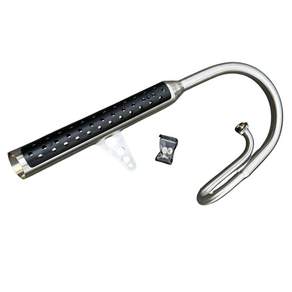 Diabolus DX063 Full System exhaust pipe slanted end For Honda DAX125 Diabolus by Diablo Custom