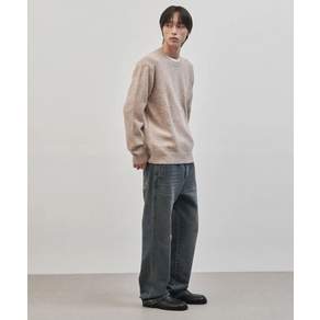 워크온바디오프 WORK ON BODY OFF 남성 에즈 릴렉스 세미 와이드 데님 팬츠 빈티지블루 청바지