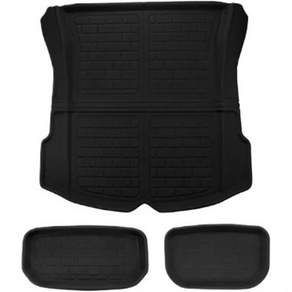 테슬라 모델 3 Y와 호환되는 바닥 매트 러기지 좌핸들 20172023 좌우 러더 4계절 방수 3D 라이너M3 1720 8개입 좌핸들용