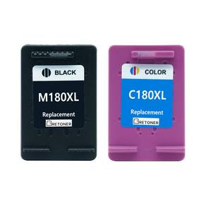 그래토너 삼성 INK-M180 XL INK-C180 XL SL-J1660 J1770FW J1665 호환 잉크 카트리지 대용량 4색 세트