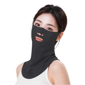 남녀공용 여름마스크 페이스커버 오픈형 숨쉬기편한 쿨마스크 골프 등산 자외선차단