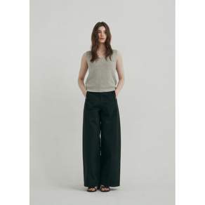 [로시로우] Urban Wide Chino Pants black