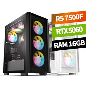 브랜드없음 피씨스토어 AMD 베스트 게이밍PC 라이젠5 7500F RTX5060 (16GB M.2 1TB)