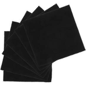 Milisten 6Pcs 기타 피아노 색소폰용 양면 플란넬 클리닝 천 및 악기 유지 관리를 위한 더 부드러운 관리 연마