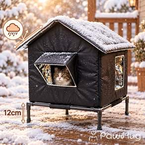 [포우허그] 길고양이집 사계절안심 숨숨하우스