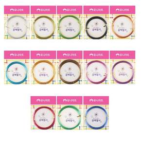 유니아트 내가 만드는 공예철사 1mm 칼라철사