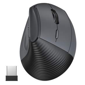 AMSKY 무선 버티컬 마우스 인체공학 블루투스 무소음 손목보호 사무용 VertiLift Wireless