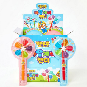 뽀로로 바람개비 캔디 (12개입) 어린이 캐릭터 사탕 개별포장 유치원 어린이집 답례품
