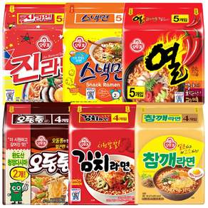 올따옴멀티라면 진매5+열라면5+스낵5+오동통4+참깨4+김치4