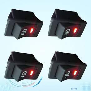 Automotive Fog Lamp Toggle Switches with LED Light And Quick Install 4 Pin 12V Fog Lamp Toggle Swit
