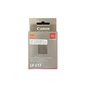 100%정품(새제품)캐논 LP-E17 정품 배터리 EOS 77D 750D 760D 800D 850D 200D 200DllRP R8 R10 R50 R100