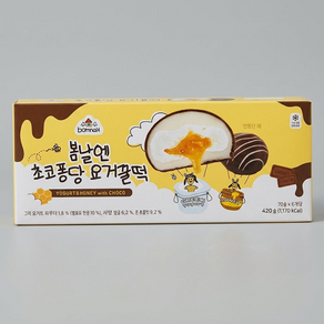 봄날엔 초코퐁당 요거꿀떡 70g x 6개입 총 420g