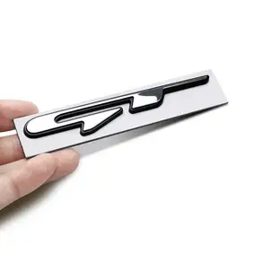 3D 자동차 GT 라인 디자인 펜더 리어 트렁크 바디 엠블럼 배지 스티커 (푸조 기아 K9 포르테 시드 세라토