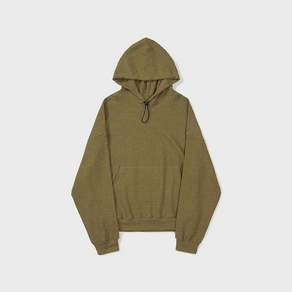 사일런트실러블 Cord waffle hoodie / Moss khaki