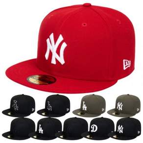 뉴에라 MLB LA다저스 베이직 피티드캡 블랙/화이트 11591149