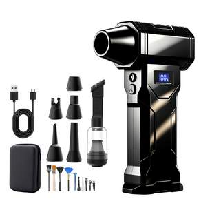 초강력 무선 에어건 180000RPM 빠르게 먼지를 제거하는 휴대용 블로워 차량용 청소기