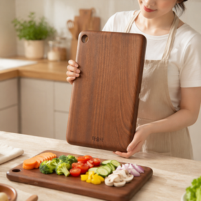 마술사 무접합 가정용 나무도마 양면 원목 도마 튼튼함 원목도마 좋은 내구성