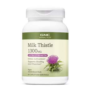 GNC 밀크 씨슬 1300mg 엑스트라 스트렝스 캐플렛