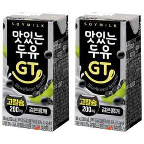 남양 맛있는두유 GT 검은콩깨칼슘, 190ml, 24개