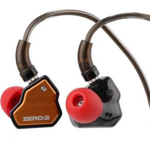 린솔 7Hz x 크리내클 제로2 인이어 모니터 업데이트된 10mm 다이내믹 드라이버 IEM 유선 이어버드 이어폰 게이밍 OFC 케이블 포함 음악가용 무 마이크 은색 316802