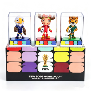 2026 월드컵 공식 마스코트 FIFA 월드컵 리미티드 3종 수집 세트 팬 기념품 피규어 선물 데스크 장식용품P003