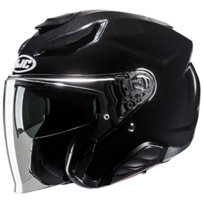 HJC F31 METAL BLACK 오토바이 스쿠터 선바이져 오픈 하프 페이스 로드 라이더 헬멧