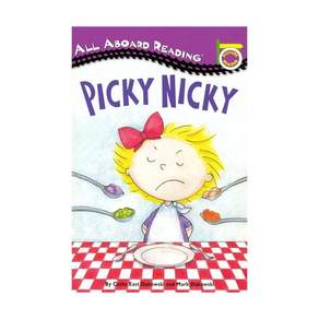 영문 영어 유아 도서 All Aboard Reading Picture Res: Picky Nicky Paperback 미국판 with 24 fl cards! 2217227