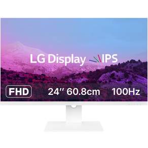클라인즈 LG IPS사용 24인치 모니터 100Hz KXM2400FH75 화이트, 60cm