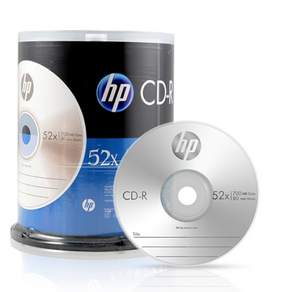 HP CD-R 52X 700MB 100p + 케익 트레이