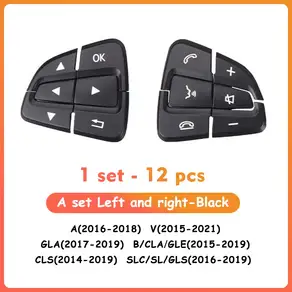 다기능 핸들 전화 제어 단추 메르세데스 벤츠 A B V CLA GLA CLS GLE GLS 비토 클래스 W166 W176 W218 W447