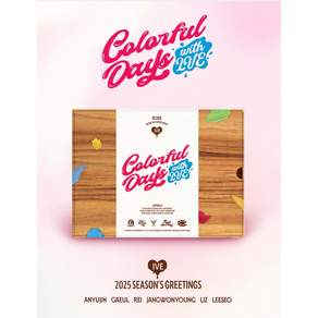 [사은품포카 10장 증정]아이브 정품 시즌그리팅 2025 앨범 Colorful Days with IVE, 시즌그리팅+사은품 포카 10장, 1