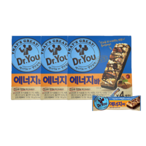 오리온 닥터유 에너지바 고소한 견과류바 영양보충 간식